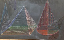 pointilisme i geometriske former